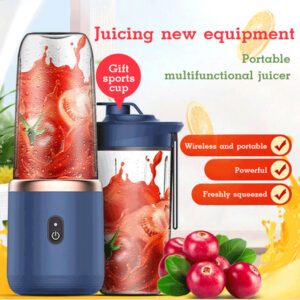 Portable USB Rechargeable Smoothie Blender Bottle